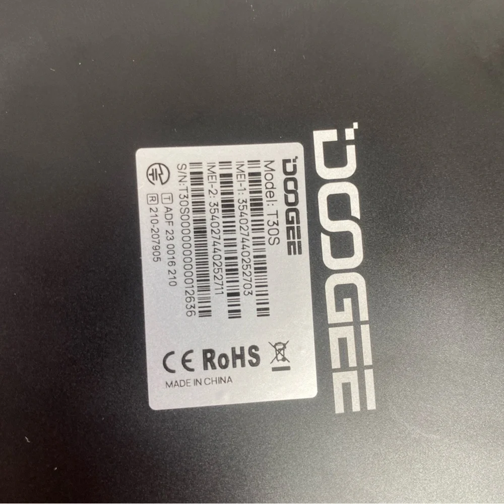 DOOGEE T30S 11 Inch 2.4K Tablet PC 16GB+256GB/TF 1TB 8580mAh Android 13 Tablet